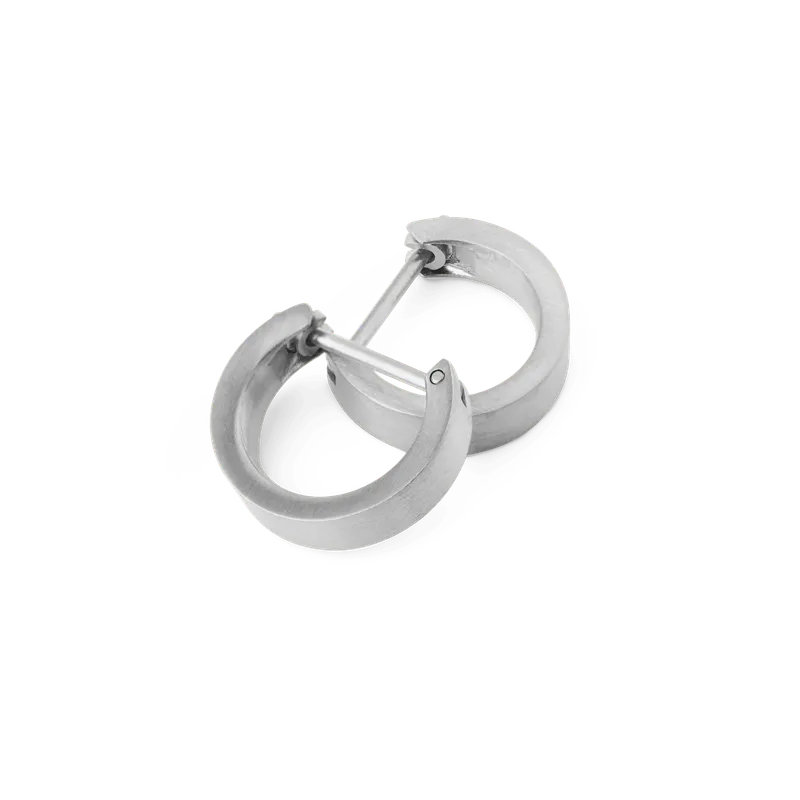 Daniel Wellington Line Earring Brushed Silver