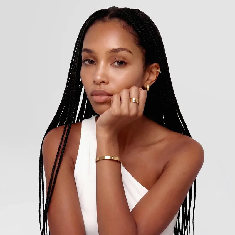 Daniel Wellington Line Earring Polished Gold