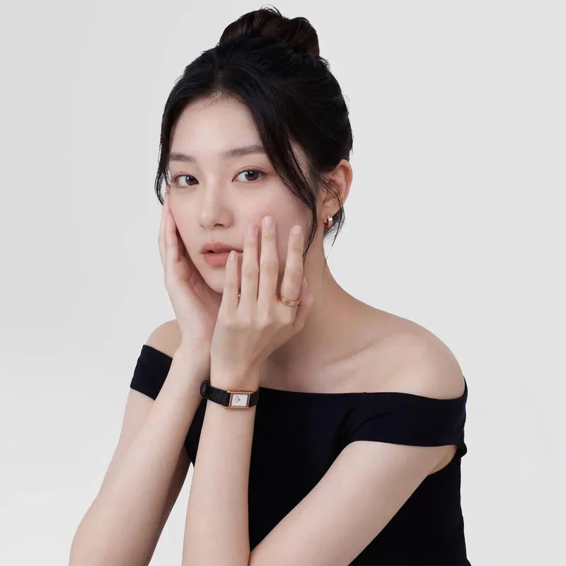 Daniel Wellington Line Earring Polished Rose Gold