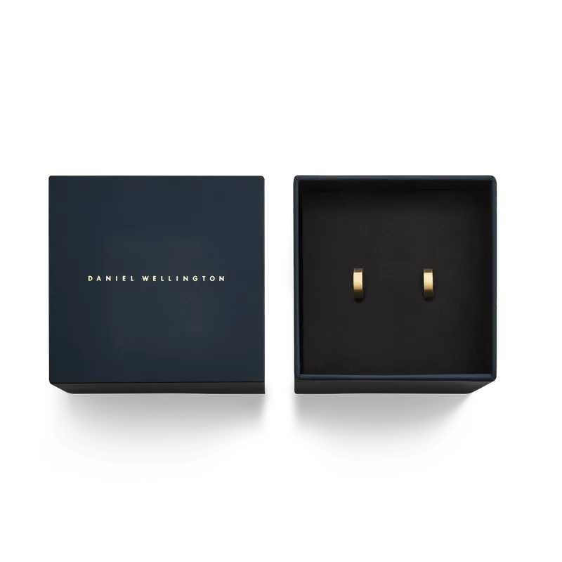 Daniel Wellington Line Earrings Brushed Gold