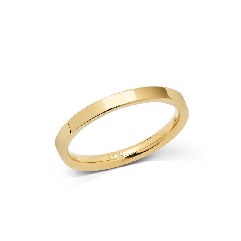 Daniel Wellington Line Polished Gold Ring