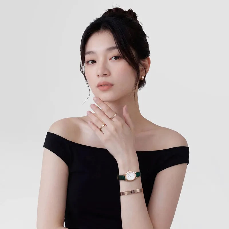 Daniel Wellington Line Polished Rose Gold Ring