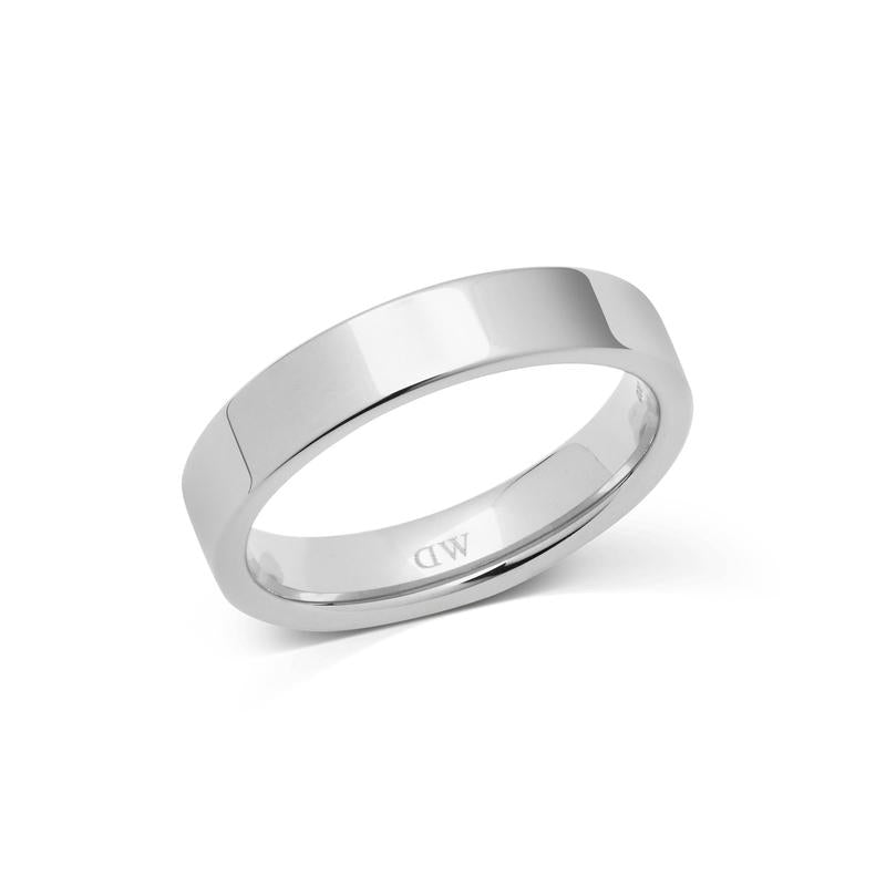 Daniel Wellington Line Polished Silver Ring