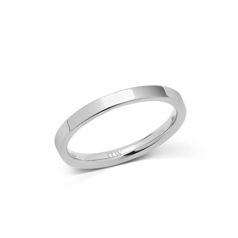 Daniel Wellington Line Polished Silver Ring