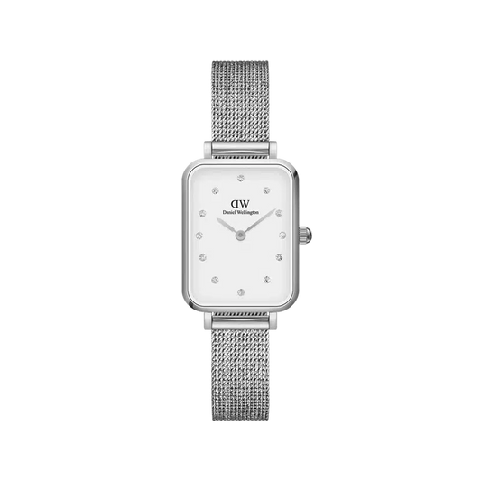 Daniel Wellington Lumine Pressed Sterling Silver Watch 20x26mm