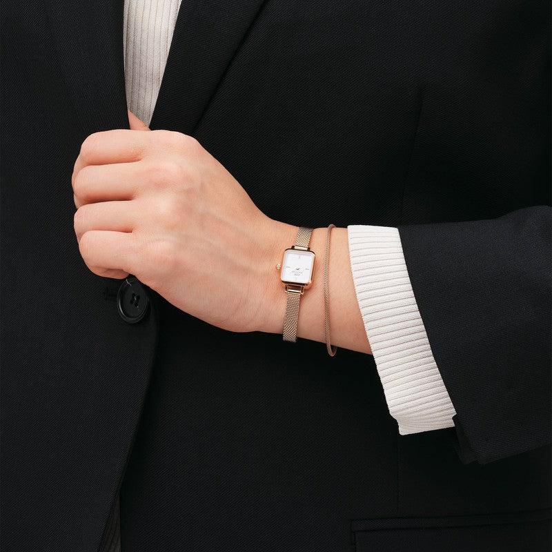 Daniel Wellington Melrose Mesh Bracelet Rose Gold