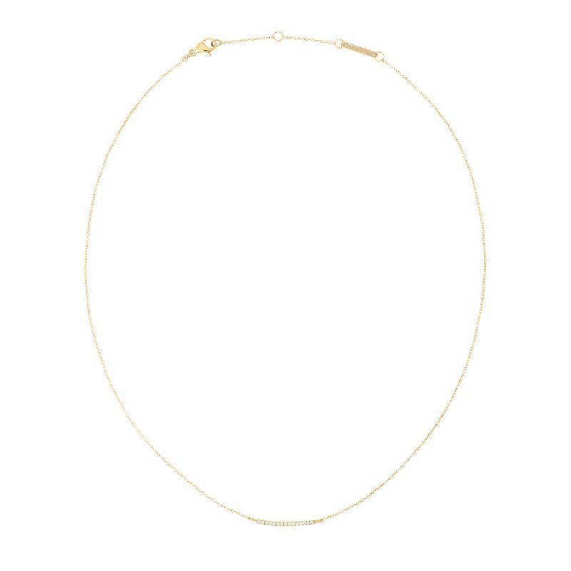 Daniel Wellington Mirelle Gold Eternity Necklace with White Stones