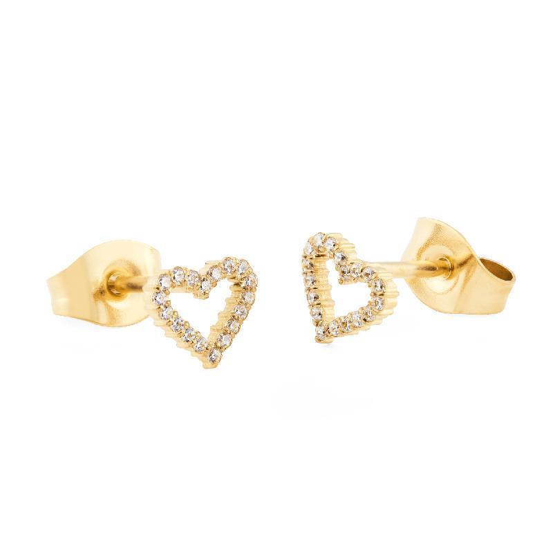 Daniel Wellington Mirelle Heart Gold Earring