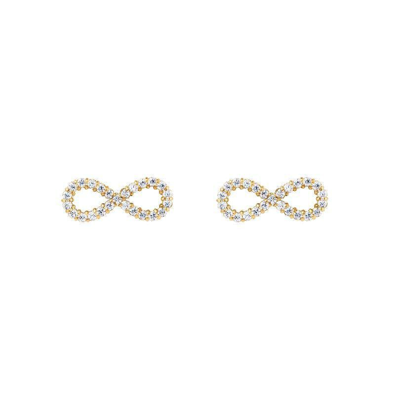 Daniel Wellington Mirelle Infinity Gold Earrings