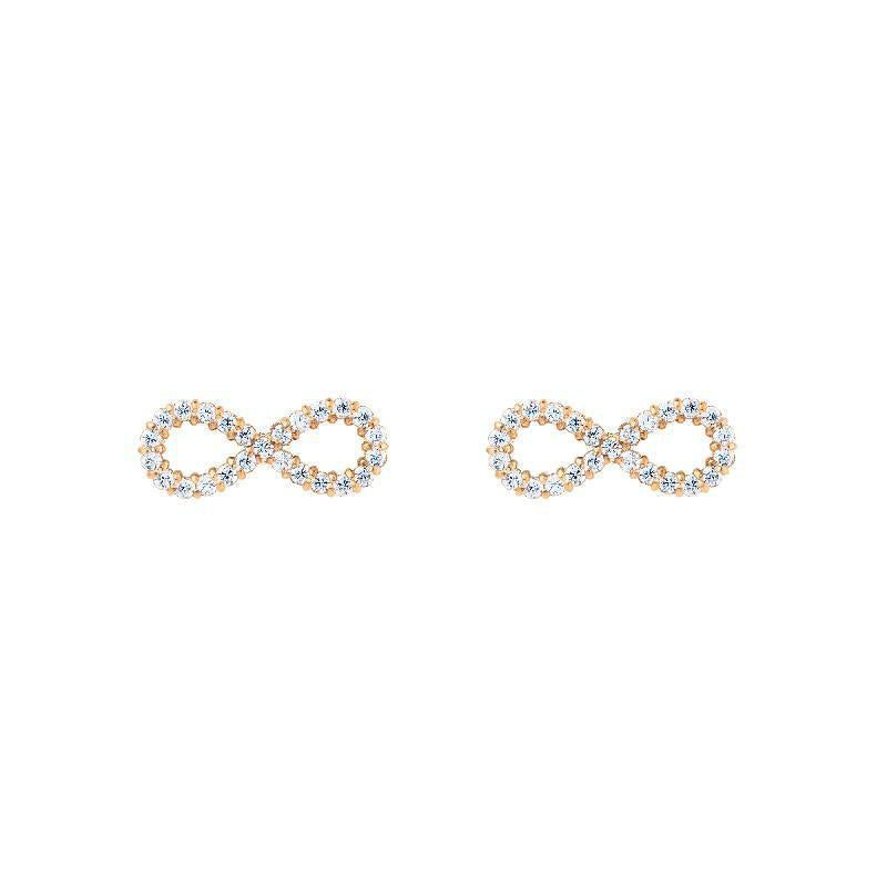 Daniel Wellington Mirelle Infinity Rose Gold Earrings
