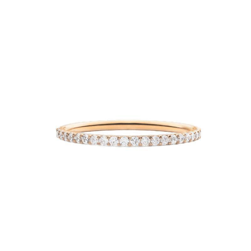 Daniel Wellington Mirelle Rose Gold Eternity Minimalist Ring