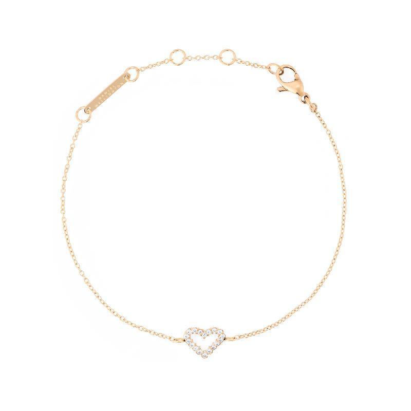 Daniel Wellington Mirelle Rose Gold Heart Bracelet