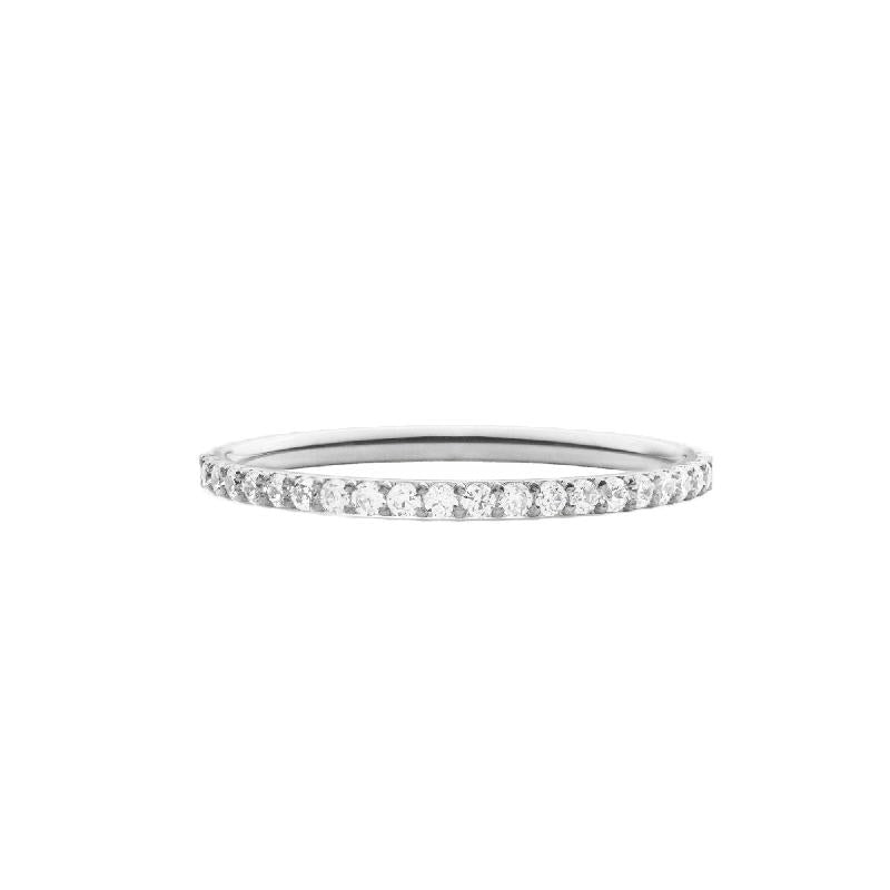 Daniel Wellington Mirelle Silver Eternity Minimalist Sparkle Ring