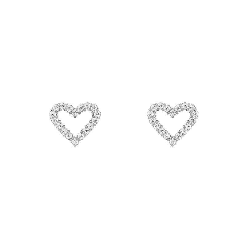 Daniel Wellington Mirelle Silver Heart Earrings