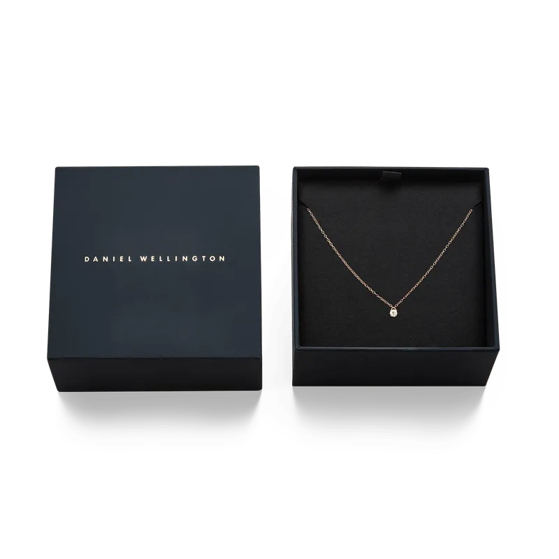 Daniel Wellington Mirelle Solitaire Rose Gold Necklace