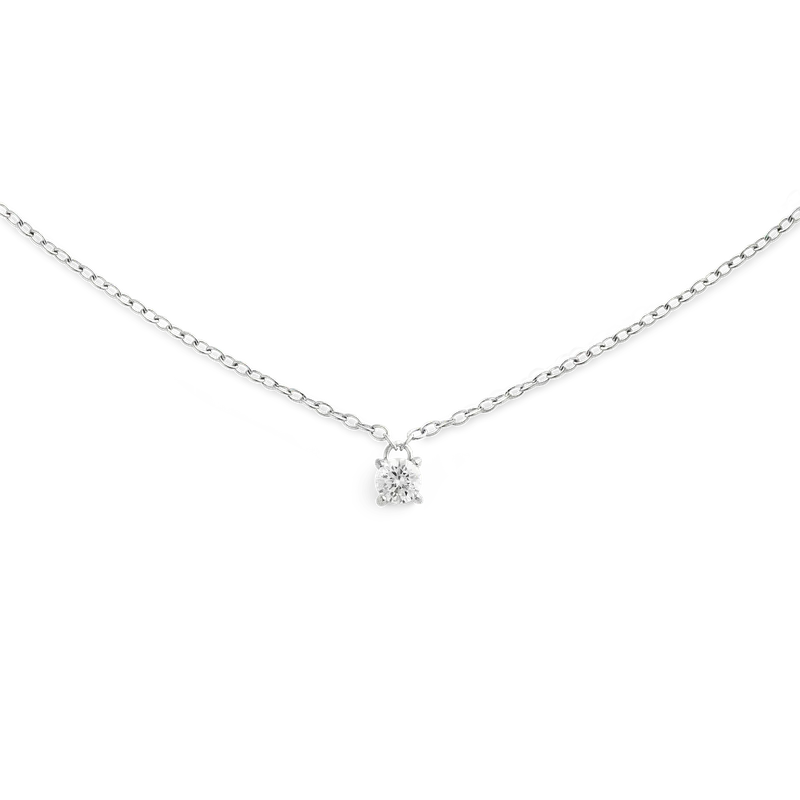 Daniel Wellington Mirelle Solitaire Silver Necklace