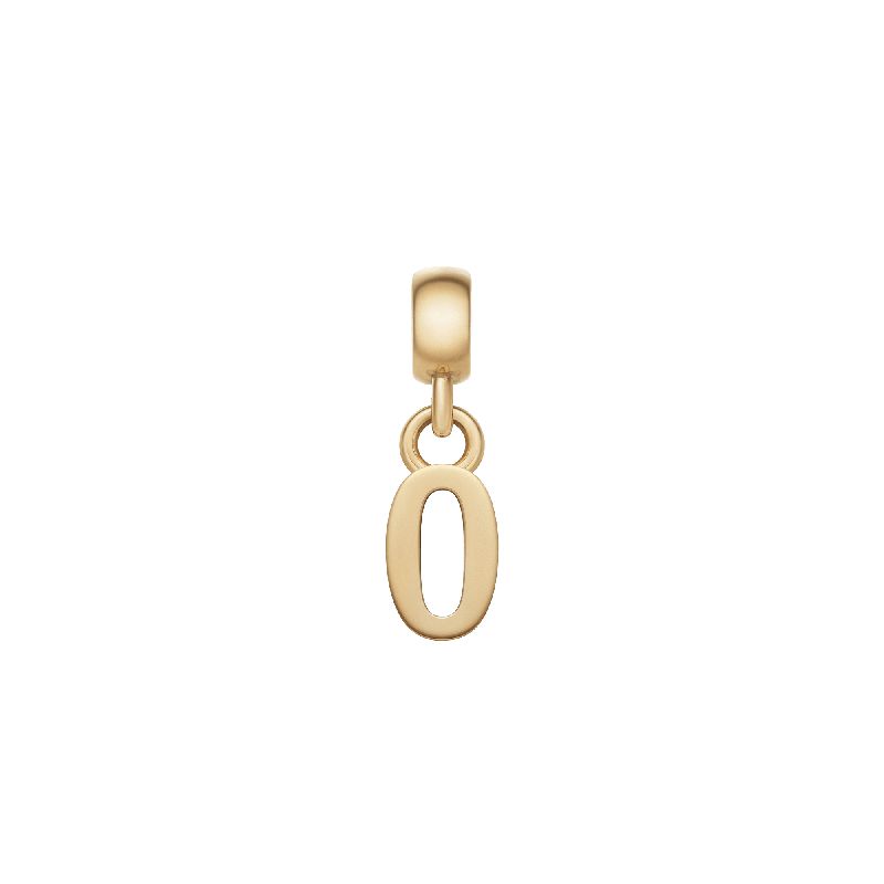 Daniel Wellington Number 0 Charm Gold