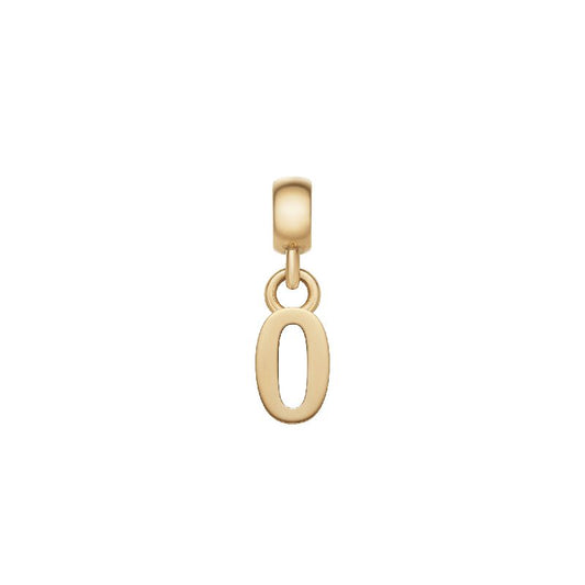 Daniel Wellington Number 0 Charm Gold