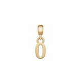 Daniel Wellington Number 0 Charm Gold