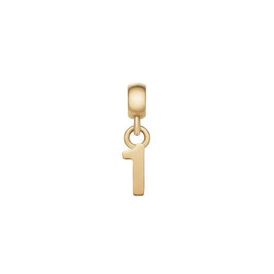 Daniel Wellington Number 1 Charm Gold