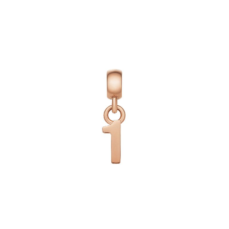 Daniel Wellington Number 1 Charm Rose Gold