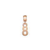 Daniel Wellington Number 8 Charm Rose Gold