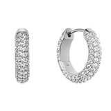 Daniel Wellington Pavé Crystal Earrings Silver