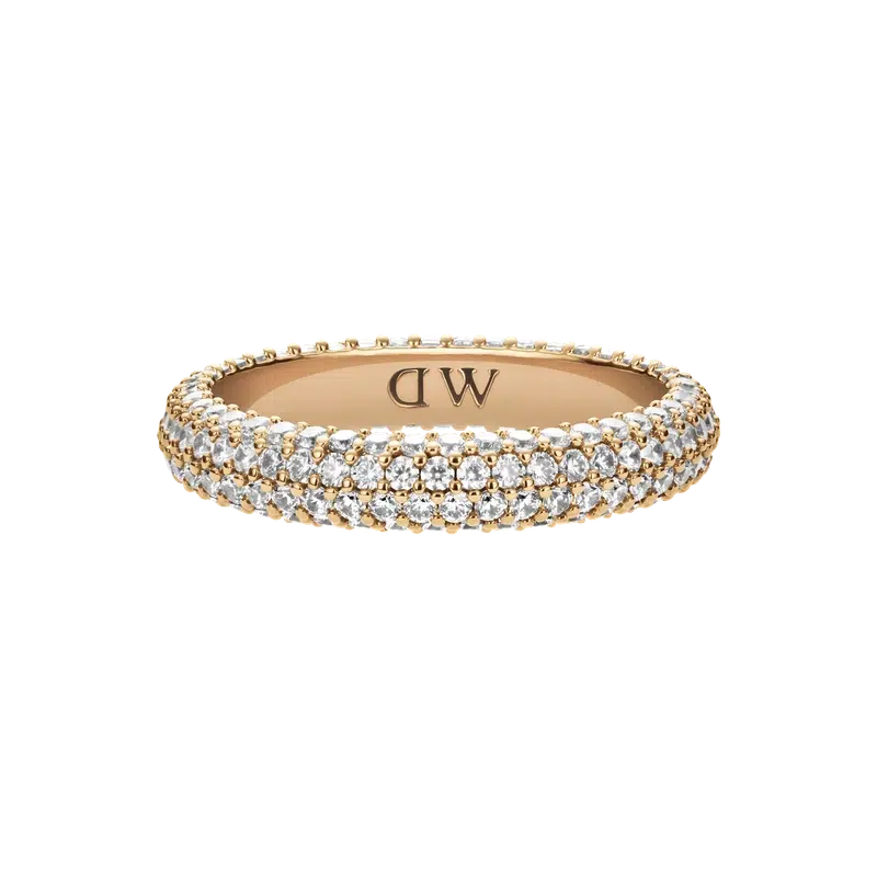 Daniel Wellington Pave Crystal Ring Gold