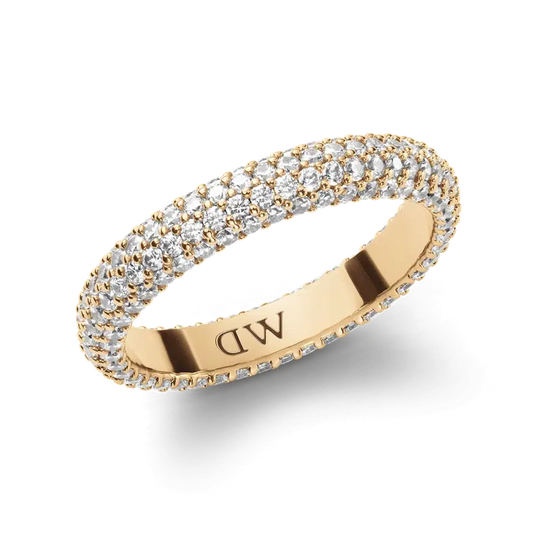 Daniel Wellington Pave Crystal Ring Gold