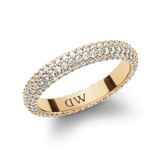 Daniel Wellington Pave Crystal Ring Gold