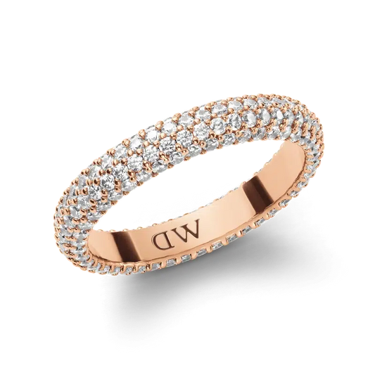 Daniel Wellington Pave Crystal Ring Rose Gold