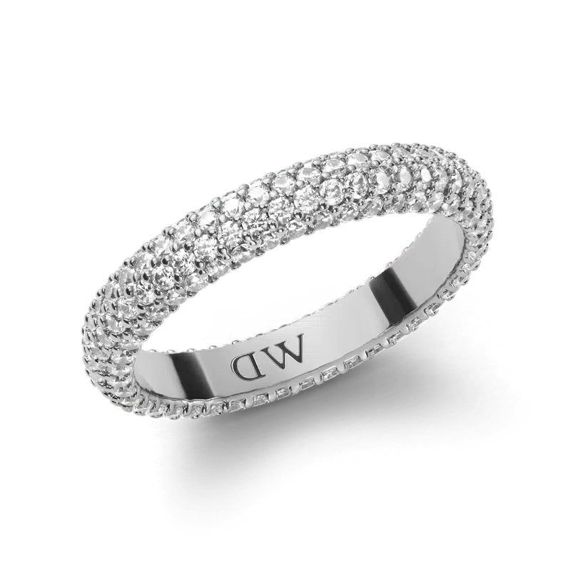Daniel Wellington Pave Crystal Ring Silver