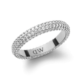 Daniel Wellington Pave Crystal Ring Silver