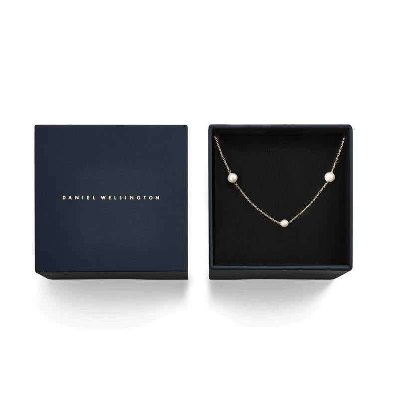 Daniel Wellington Pearl Step Women's Gold Necklace
