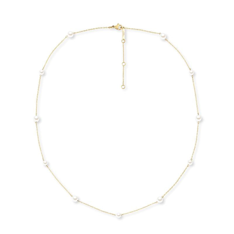 Daniel Wellington Pearl Step Women's Gold Necklace