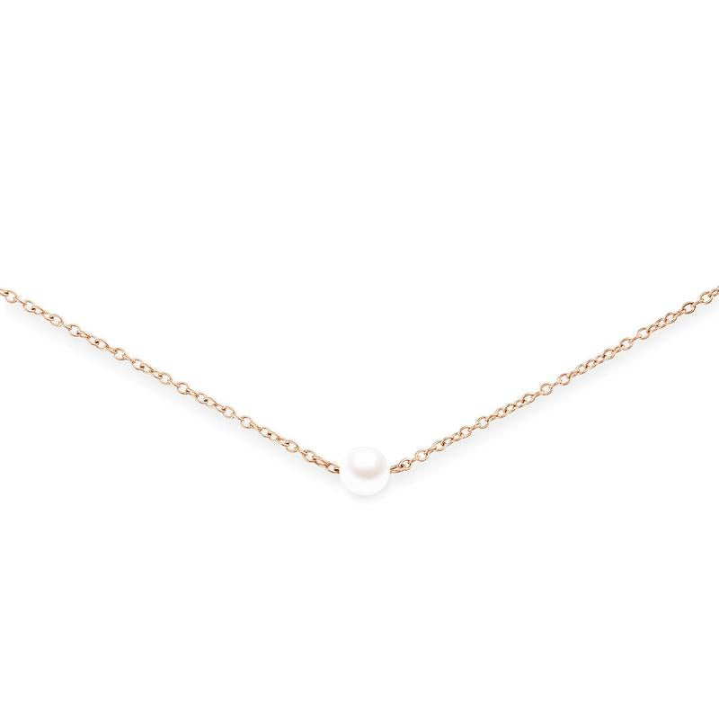 Daniel Wellington Pearl Step Women's Rose Gold Necklace