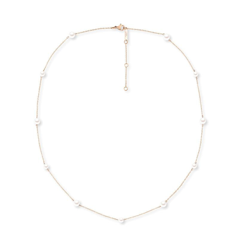 Daniel Wellington Pearl Step Women's Rose Gold Necklace