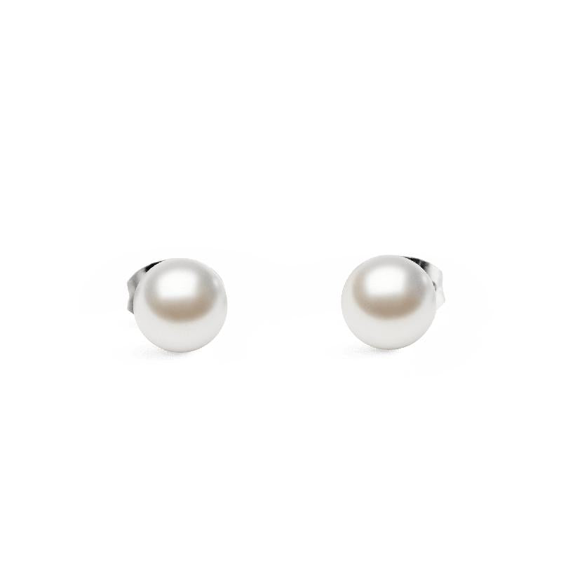 Daniel Wellington Pearl Stud Earring Silver