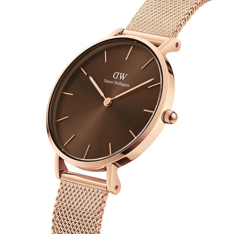 Daniel Wellington Petite Amber Rose Gold Watch 28mm