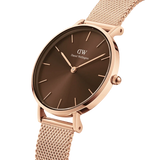 Daniel Wellington Petite Amber Rose Gold Watch 28mm