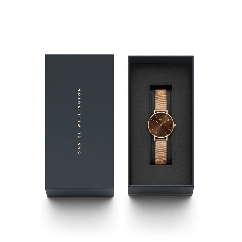 Daniel Wellington Petite Amber Rose Gold Watch 28mm