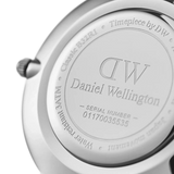 Daniel Wellington Petite Ashfield Silver Black Watch 28mm