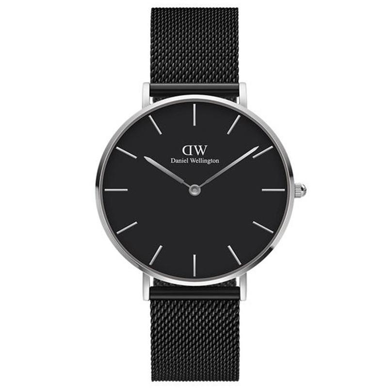 Daniel Wellington Petite Ashfield Silver Watch 36mm