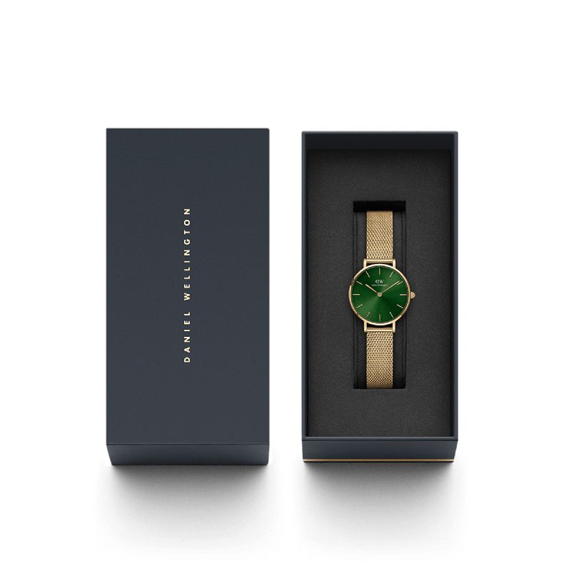 Daniel Wellington Petite Emerald Rose Gold Watch