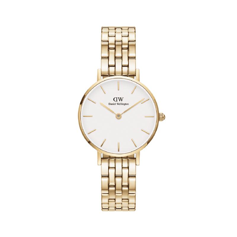 Daniel Wellington Petite Lumine 5-Link Ever Gold 28mm Watch