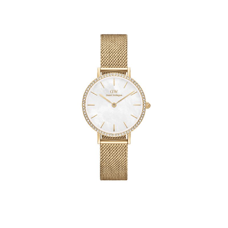 Daniel Wellington Petite Lumine Bezel Ever Gold MOP 28mm