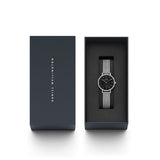 Daniel Wellington Petite Lumine Bezel Sterling Black MOP 28mm