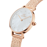 Daniel Wellington Petite Lumine Pressed Piano Rose Gold Watch 28mm