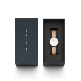 Daniel Wellington Petite Lumine Pressed Piano Rose Gold Watch 28mm