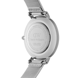 Daniel Wellington Petite Lumine Pressed Piano Silver Watch 28mm